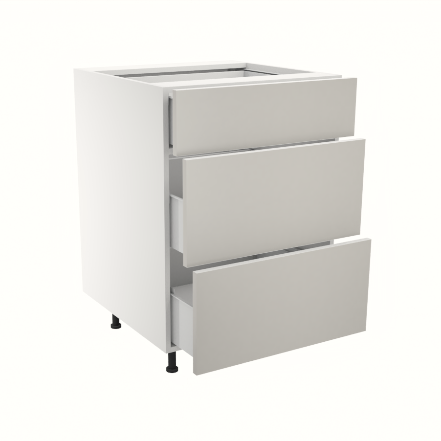 Armoire de cuisine du bas 3 tiroirs (24''L)