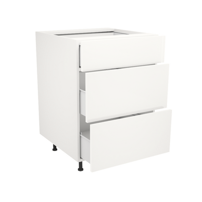 Armoire de cuisine du bas 3 tiroirs (24''L)