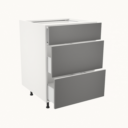 Armoire de cuisine du bas 3 tiroirs (24''L)
