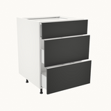 Armoire de cuisine du bas 3 tiroirs (24''L)