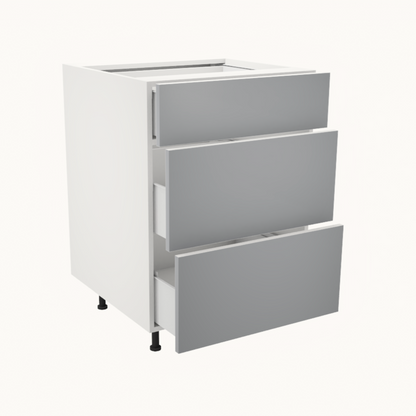 Armoire de cuisine du bas 3 tiroirs (24''L)