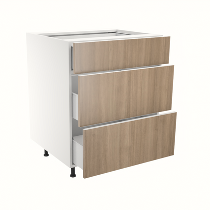 Armoire de cuisine du bas 3 tiroirs (27''L)
