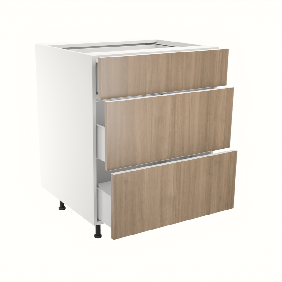 Armoire de cuisine du bas 3 tiroirs (27''L)