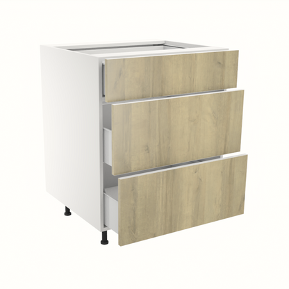 Armoire de cuisine du bas 3 tiroirs (27''L)