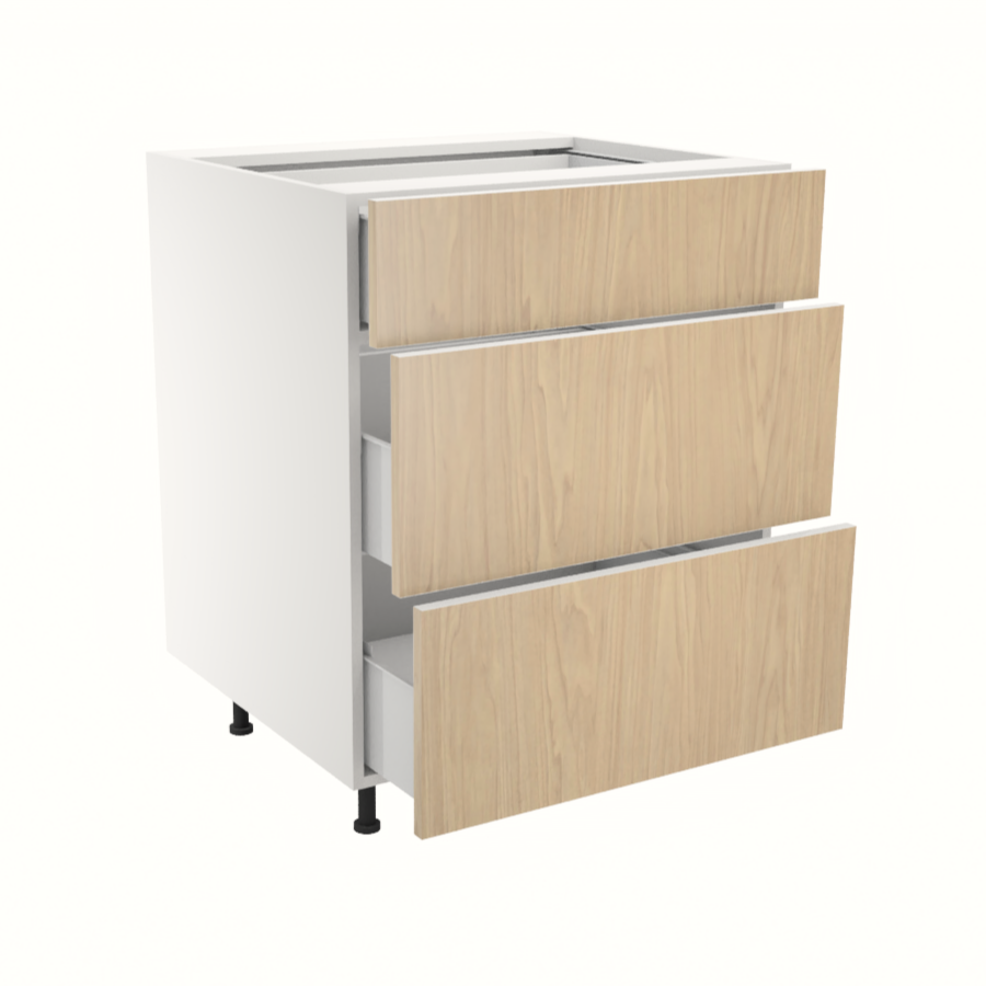 Armoire de cuisine du bas 3 tiroirs (27''L)