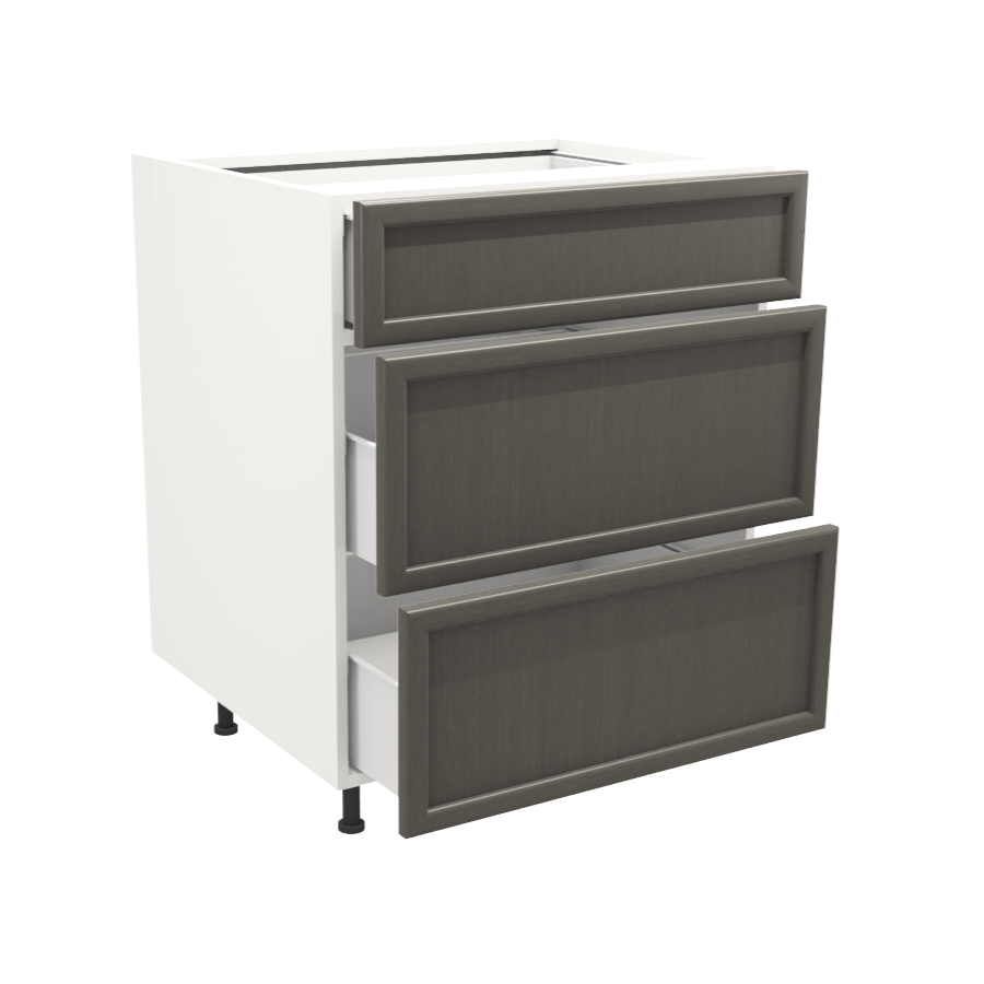 Armoire de cuisine du bas 3 tiroirs (27''L)
