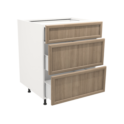 Armoire de cuisine du bas 3 tiroirs (27''L)