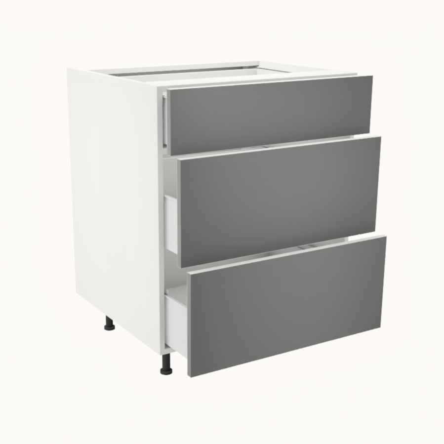 Armoire de cuisine du bas 3 tiroirs (27''L)