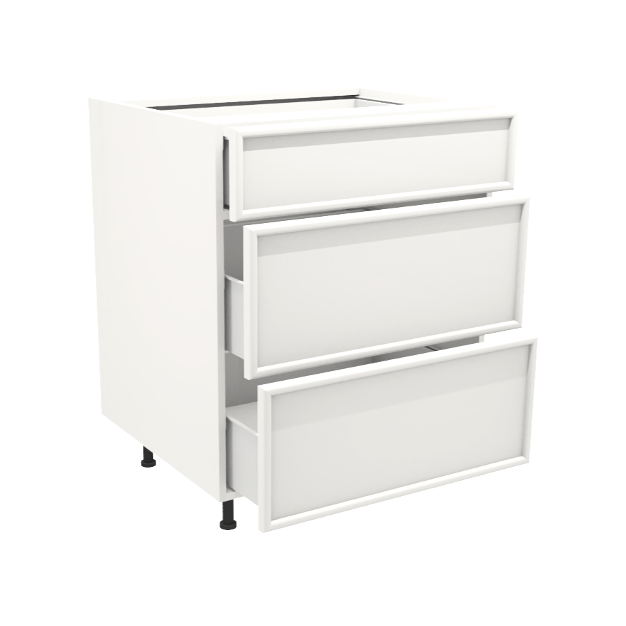 Armoire de cuisine du bas 3 tiroirs (27''L)