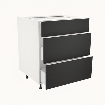 Armoire de cuisine du bas 3 tiroirs (27''L)