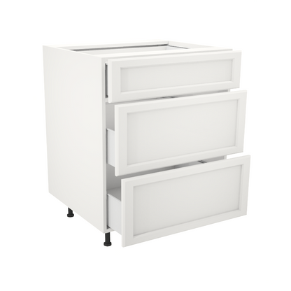 Armoire de cuisine du bas 3 tiroirs (27''L)