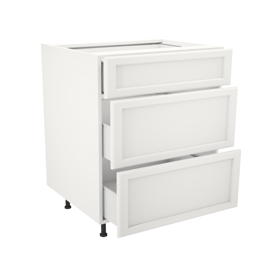 Armoire de cuisine du bas 3 tiroirs (27''L)