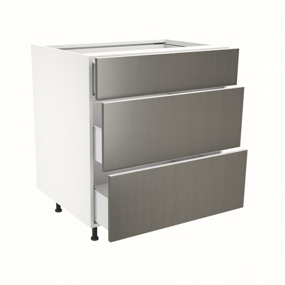 Armoire de cuisine du bas 3 tiroirs  (30''L)