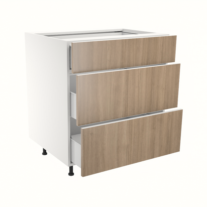 Armoire de cuisine du bas 3 tiroirs  (30''L)