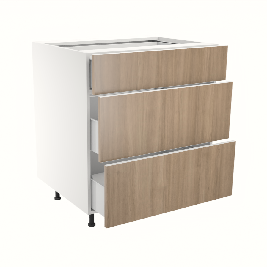 Armoire de cuisine du bas 3 tiroirs  (30''L)