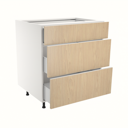 Armoire de cuisine du bas 3 tiroirs  (30''L)