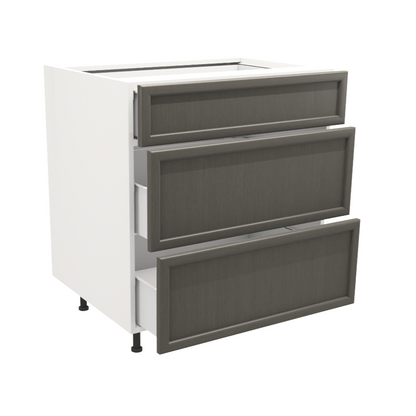 Armoire de cuisine du bas 3 tiroirs  (30''L)