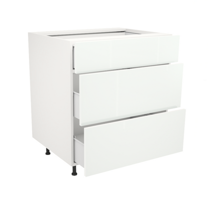 Armoire de cuisine du bas 3 tiroirs  (30''L)