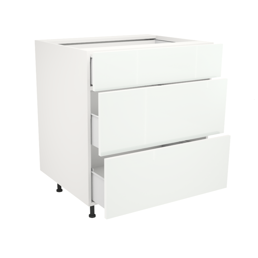 Armoire de cuisine du bas 3 tiroirs  (30''L)