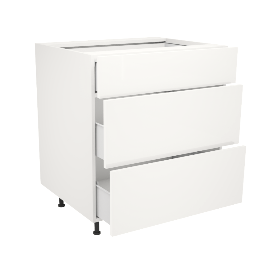 Armoire de cuisine du bas 3 tiroirs  (30''L)