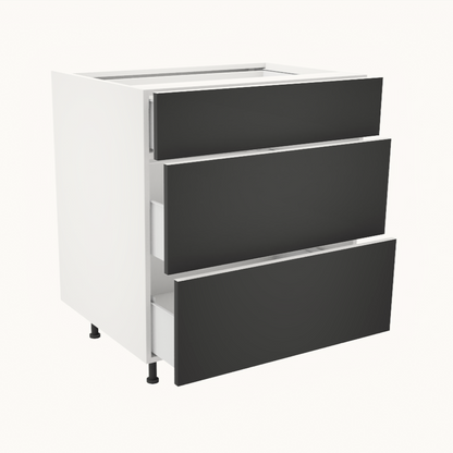 Armoire de cuisine du bas 3 tiroirs  (30''L)