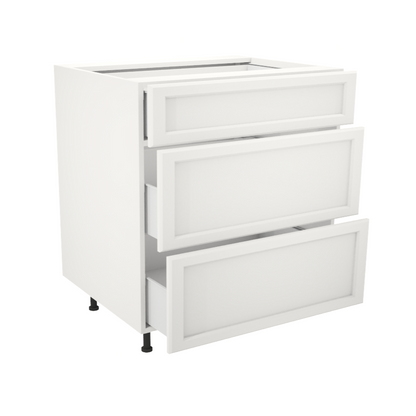 Armoire de cuisine du bas 3 tiroirs  (30''L)