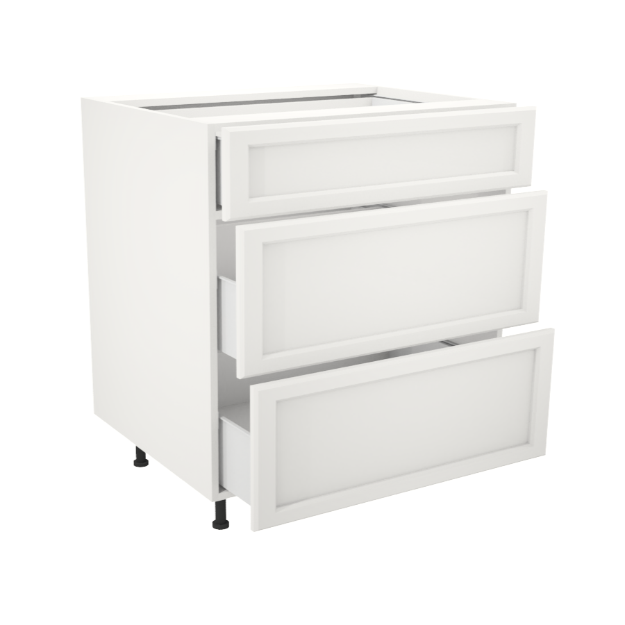 Armoire de cuisine du bas 3 tiroirs  (30''L)