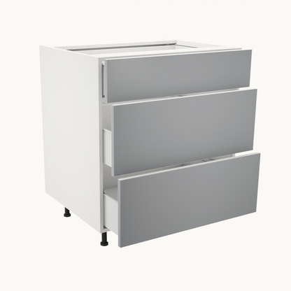 Armoire de cuisine du bas 3 tiroirs  (30''L)