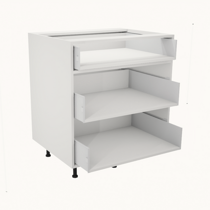 Armoire de cuisine du bas 3 tiroirs  (30''L)