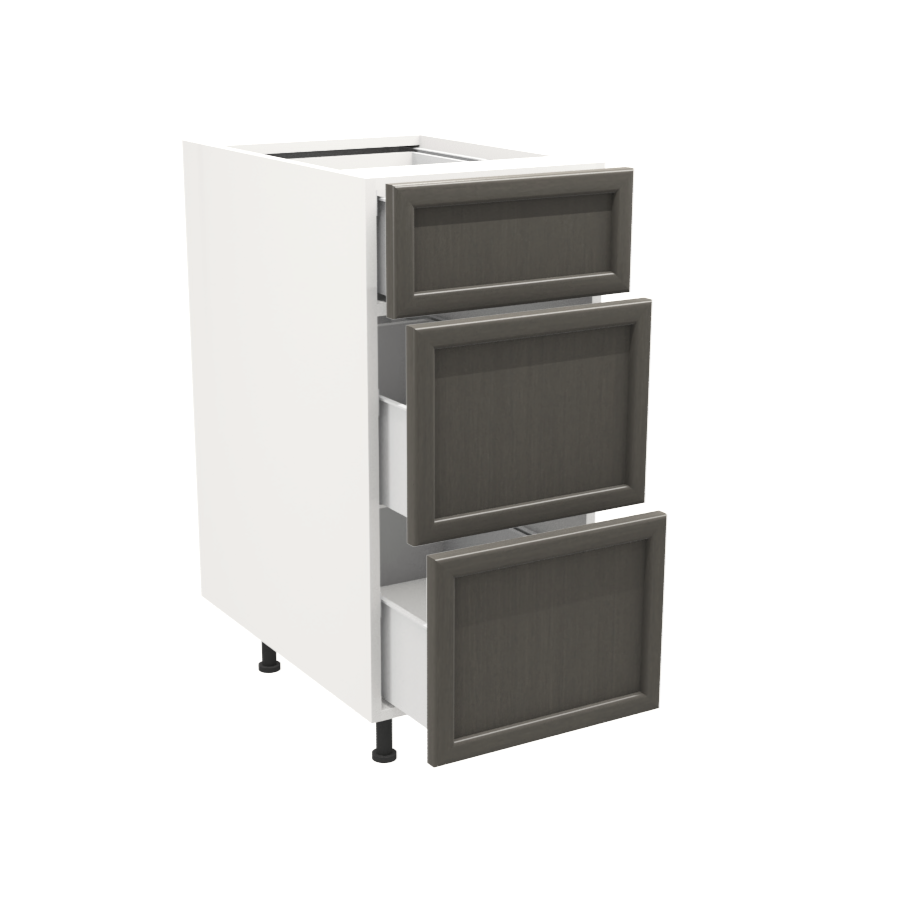 Armoire de cuisine du bas 3 tiroirs (15''L)