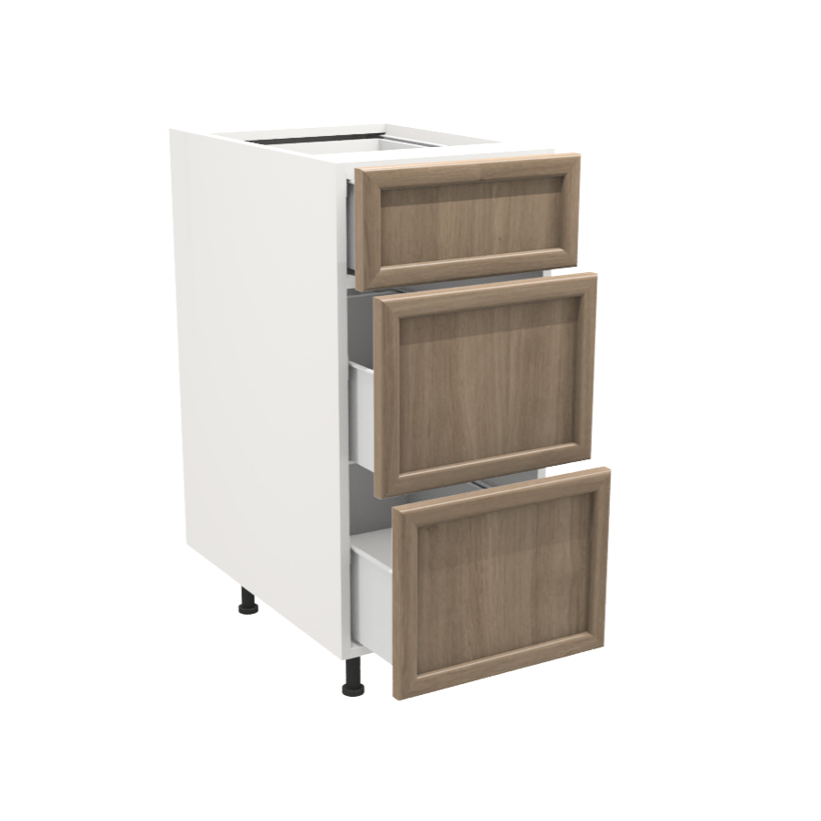 Armoire de cuisine du bas 3 tiroirs (15''L)