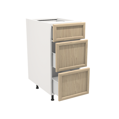 Armoire de cuisine du bas 3 tiroirs (15''L)