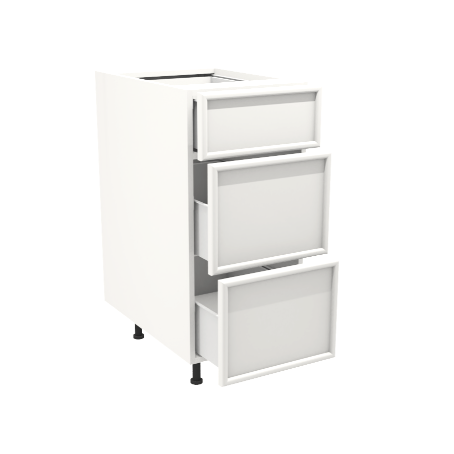 Armoire de cuisine du bas 3 tiroirs (15''L)