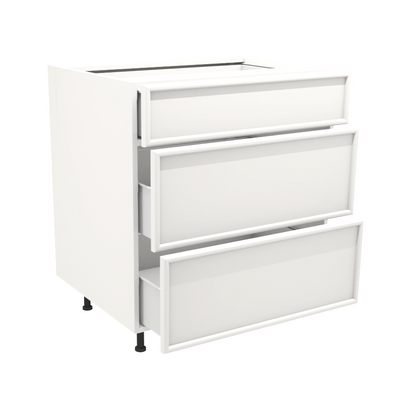 Armoire de cuisine du bas 3 tiroirs  (30''L)