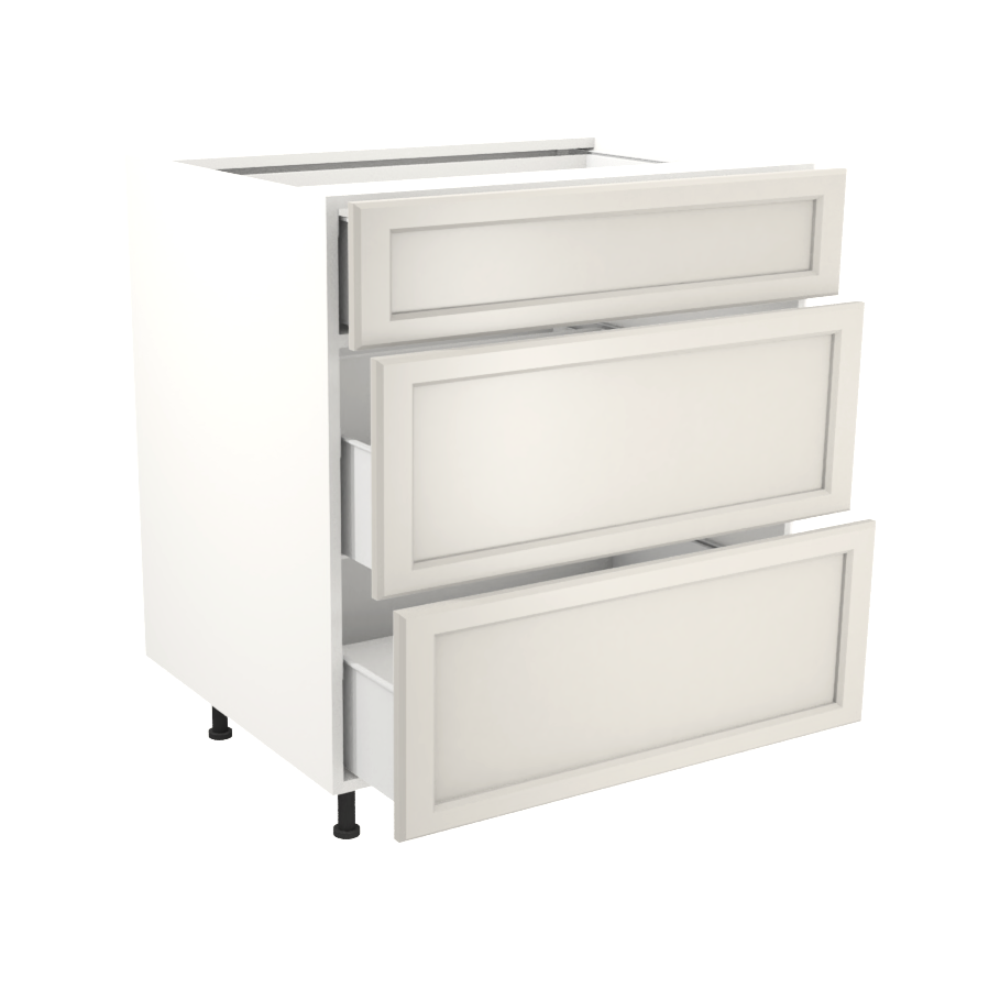 Armoire de cuisine du bas 3 tiroirs  (30''L)