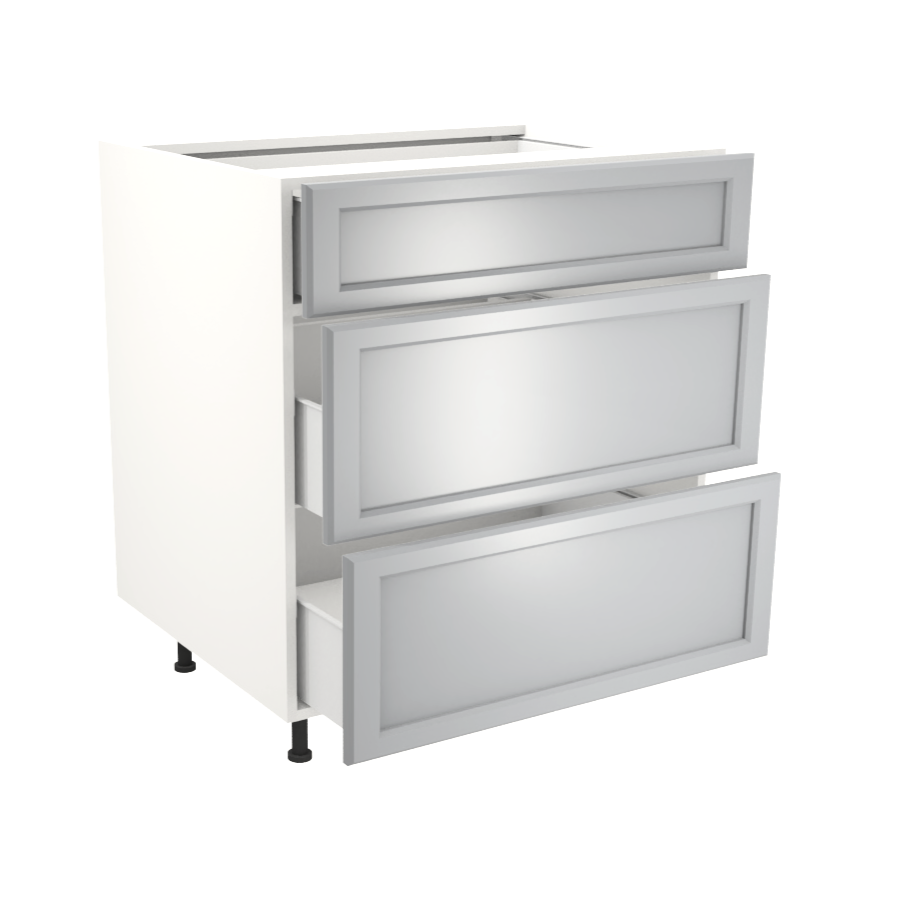 Armoire de cuisine du bas 3 tiroirs  (30''L)