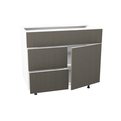 Bathroom vanity 1 door and 2 drawers 36''L