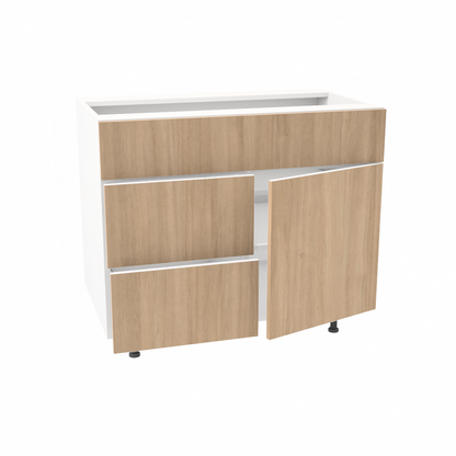 Bathroom vanity 1 door and 2 drawers 36''L