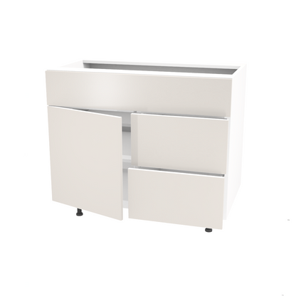 Bathroom vanity 1 door and 2 drawers 36''L
