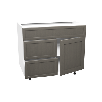 Bathroom vanity 1 door and 2 drawers 36''L