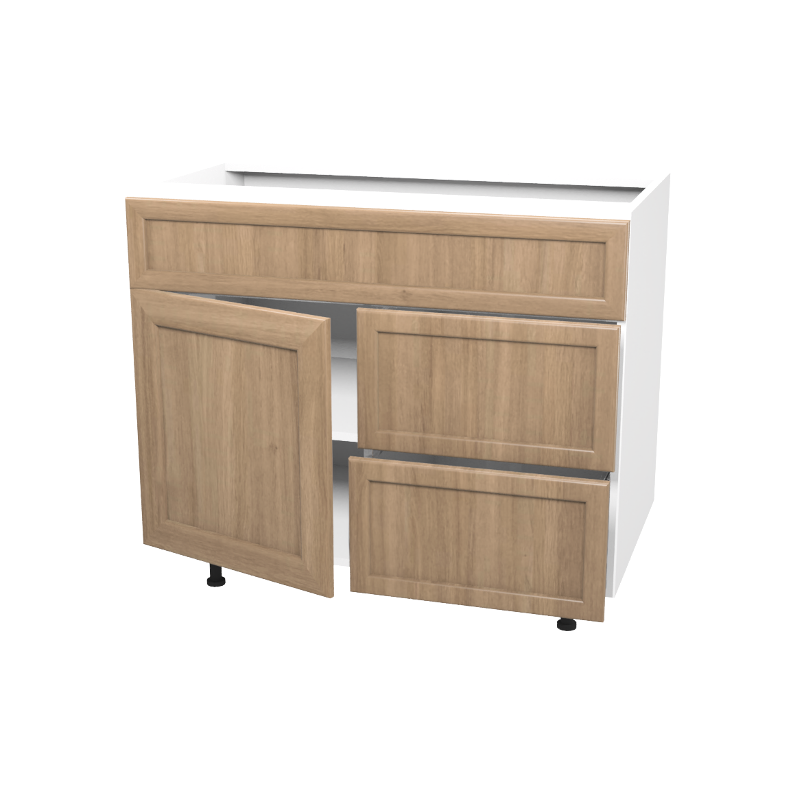 Bathroom vanity 1 door and 2 drawers 36''L