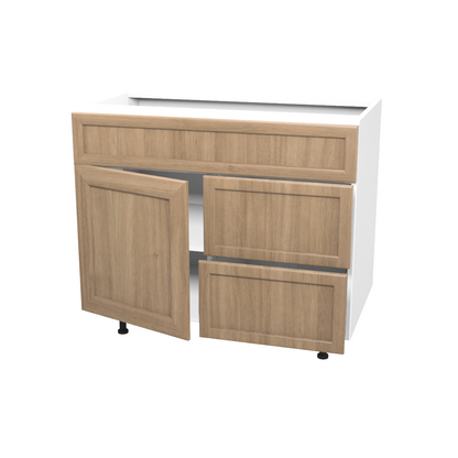 Bathroom vanity 1 door and 2 drawers 36''L
