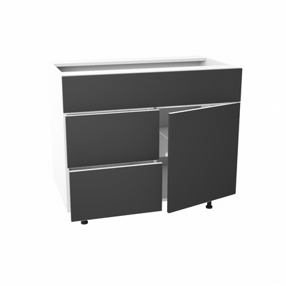 Bathroom vanity 1 door and 2 drawers 36''L