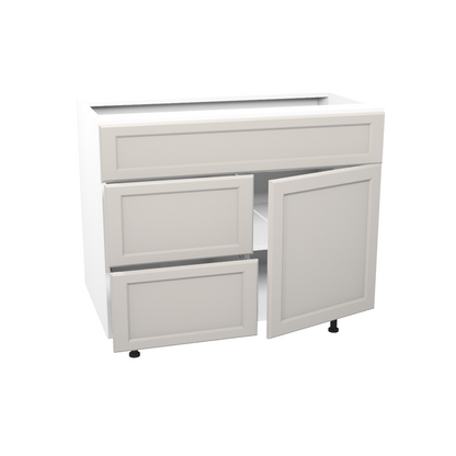 Bathroom vanity 1 door and 2 drawers 36''L