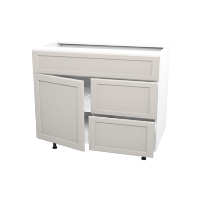 Bathroom vanity 1 door and 2 drawers 36''L