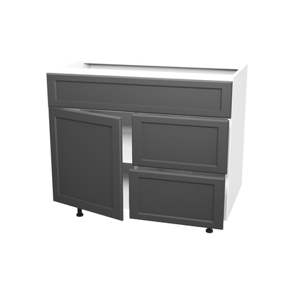 Bathroom vanity 1 door and 2 drawers 36''L