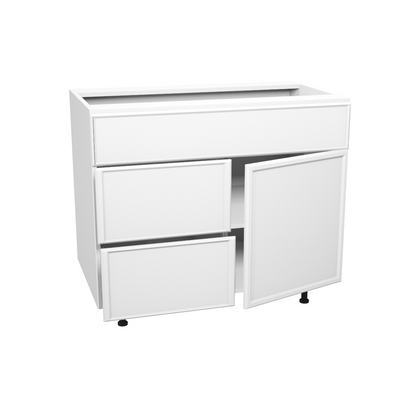Bathroom vanity 1 door and 2 drawers 36''L