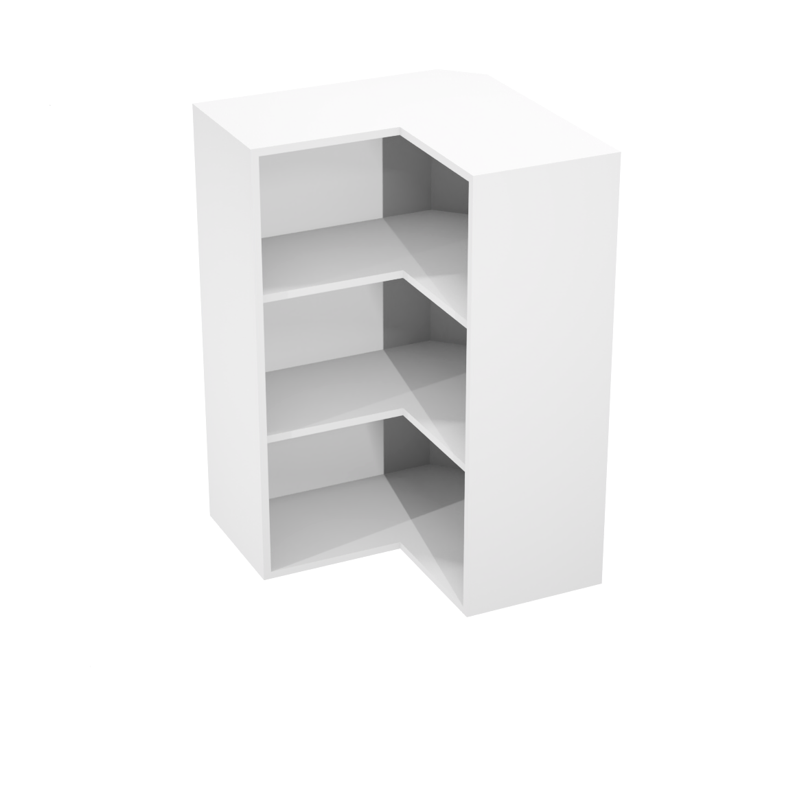 Kitchen wall corner cabinet 90°