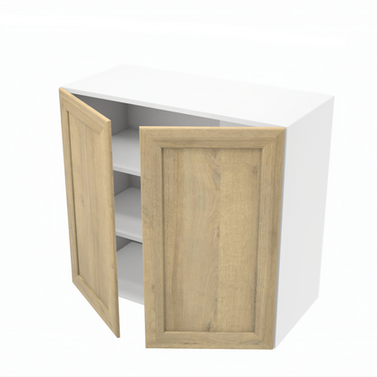 Laundry room wall cabinet 33''W x 30''H x 14 3/4''D