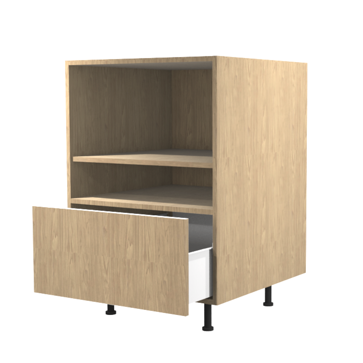 Microwave base kitchen cabinet 24''W